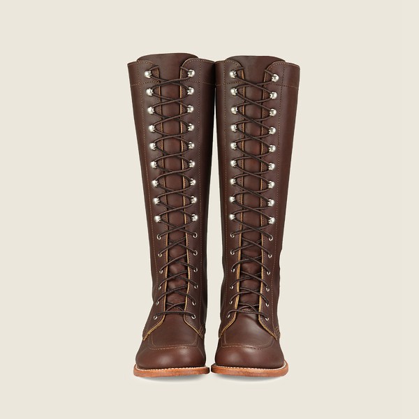 Red Wing Heritage Boots Gloria - Tall Oro-iginal Leather - Brown - Womens OYR794035